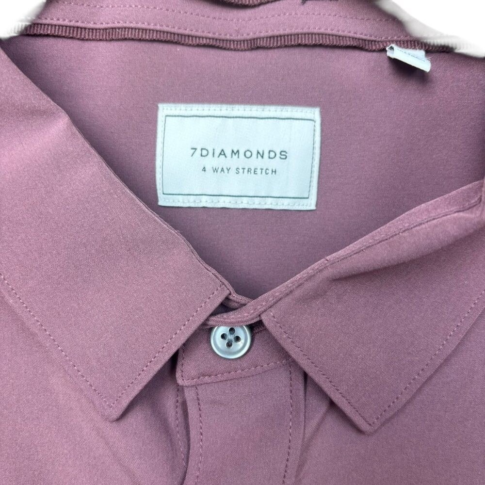 NWT Men's‎ 7 Diamonds Button-Down Shirt - Picture 3 of 7